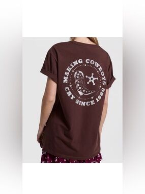 VICTORIA SECRET’S PINK CAMPUS COTTON TEE - NWT